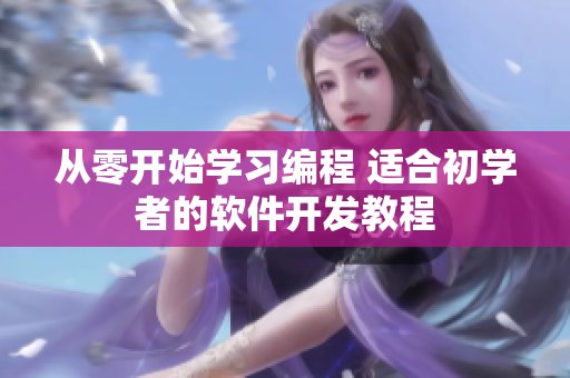 从零开始学习编程 适合初学者的软件开发教程