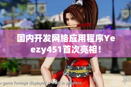 国内开发网络应用程序Yeezy451首次亮相！