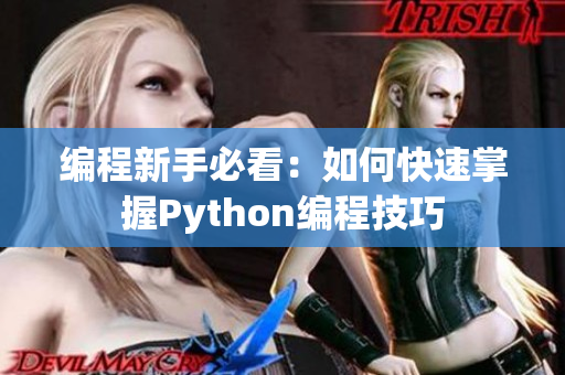 编程新手必看：如何快速掌握Python编程技巧