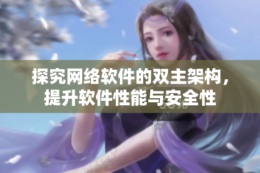 探究网络软件的双主架构，提升软件性能与安全性