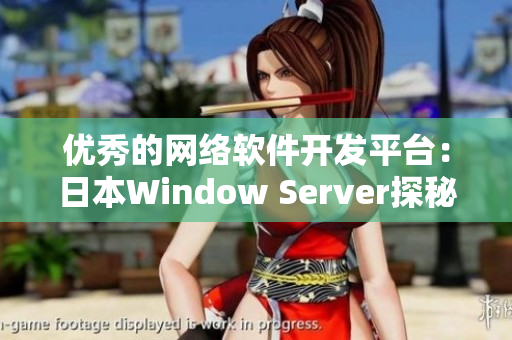 优秀的网络软件开发平台：日本Window Server探秘