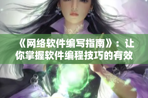 《网络软件编写指南》：让你掌握软件编程技巧的有效方法