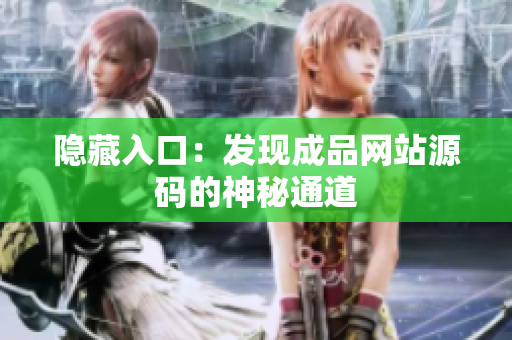 隐藏入口：发现成品网站源码的神秘通道
