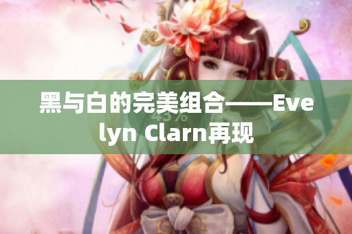 黑与白的完美组合——Evelyn Clarn再现