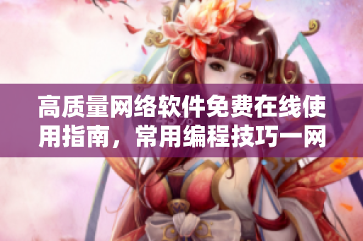 高质量网络软件免费在线使用指南，常用编程技巧一网打尽