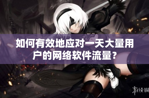 如何有效地应对一天大量用户的网络软件流量？