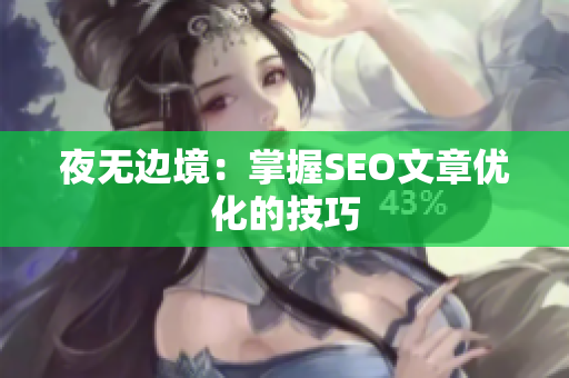夜无边境：掌握SEO文章优化的技巧