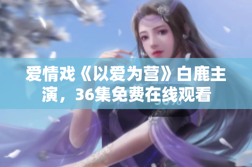 爱情戏《以爱为营》白鹿主演，36集免费在线观看
