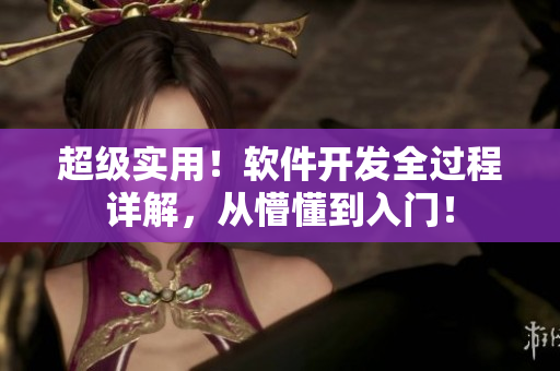 超级实用！软件开发全过程详解，从懵懂到入门！