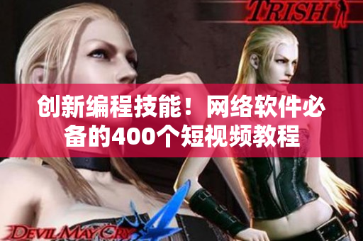 创新编程技能！网络软件必备的400个短视频教程