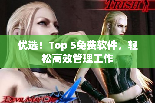 优选！Top 5免费软件，轻松高效管理工作