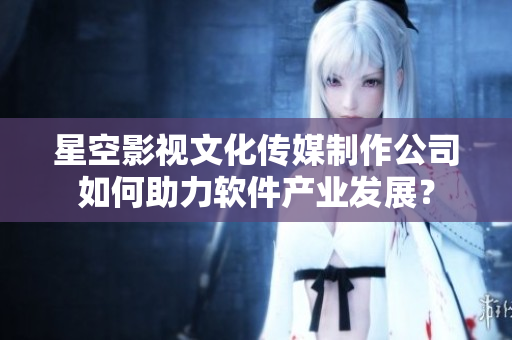星空影视文化传媒制作公司如何助力软件产业发展？
