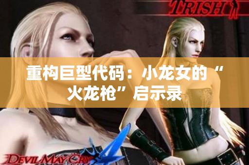 重构巨型代码：小龙女的“火龙枪”启示录