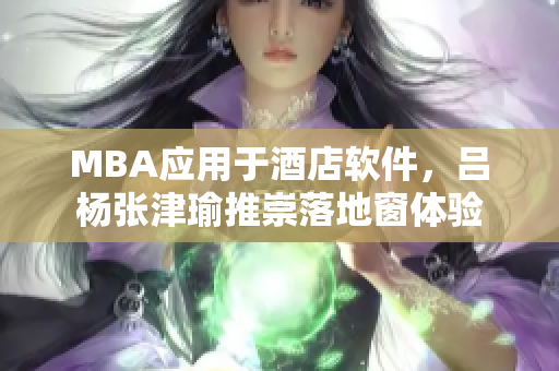 MBA应用于酒店软件，吕杨张津瑜推崇落地窗体验