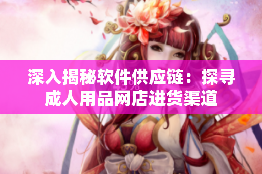 深入揭秘软件供应链：探寻成人用品网店进货渠道