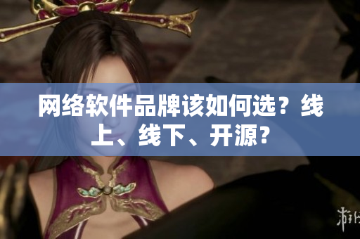 网络软件品牌该如何选？线上、线下、开源？