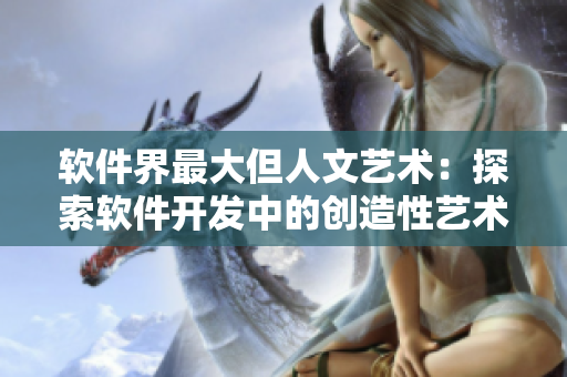 软件界最大但人文艺术：探索软件开发中的创造性艺术  网络软件编辑