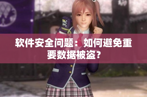 软件安全问题：如何避免重要数据被盗？