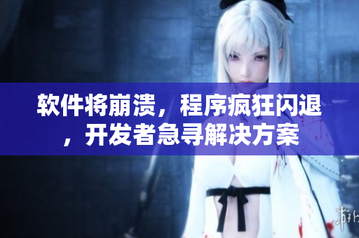 软件将崩溃，程序疯狂闪退，开发者急寻解决方案