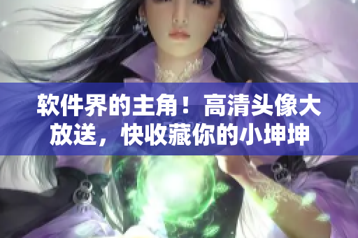 软件界的主角！高清头像大放送，快收藏你的小坤坤