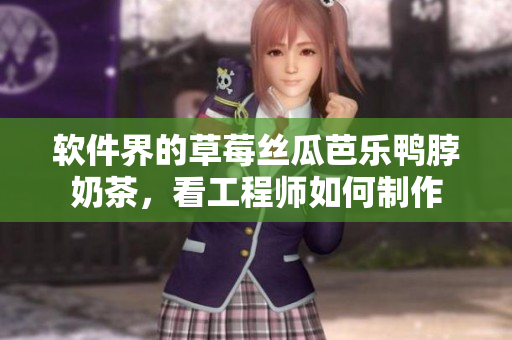软件界的草莓丝瓜芭乐鸭脖奶茶，看工程师如何制作