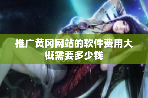 推广黄冈网站的软件费用大概需要多少钱
