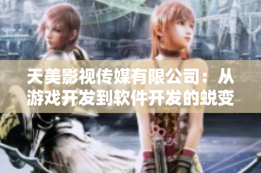 天美影视传媒有限公司：从游戏开发到软件开发的蜕变