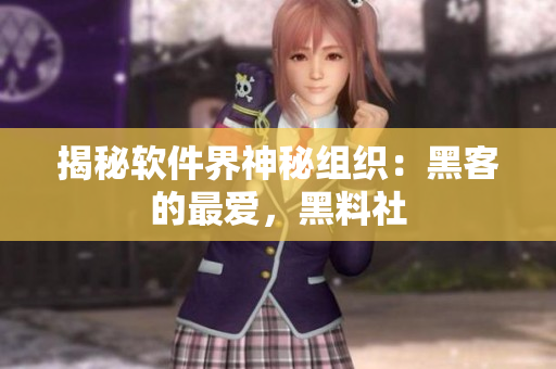 揭秘软件界神秘组织：黑客的最爱，黑料社