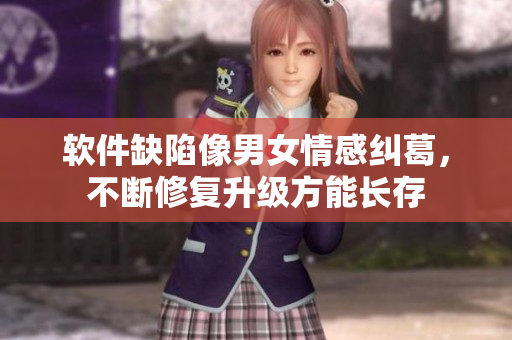 软件缺陷像男女情感纠葛，不断修复升级方能长存