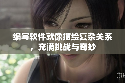 编写软件就像描绘复杂关系，充满挑战与奇妙