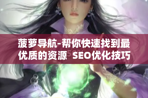 菠萝导航-帮你快速找到最优质的资源  SEO优化技巧