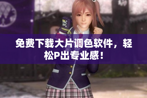 免费下载大片调色软件，轻松P出专业感！