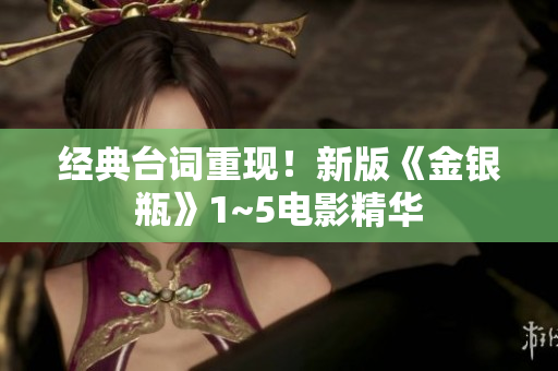 经典台词重现！新版《金银瓶》1~5电影精华