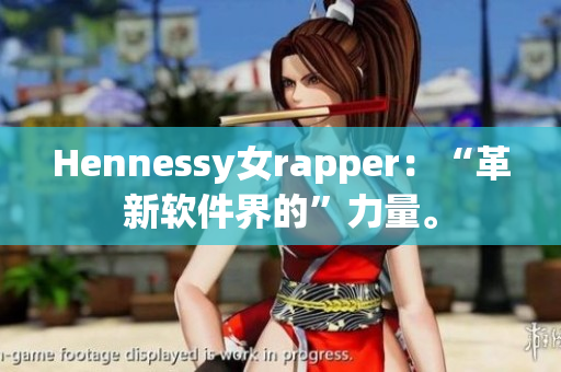 Hennessy女rapper：“革新软件界的”力量。