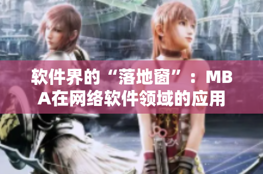 软件界的“落地窗”：MBA在网络软件领域的应用