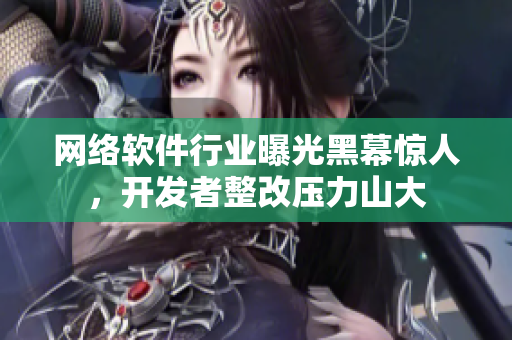 网络软件行业曝光黑幕惊人，开发者整改压力山大