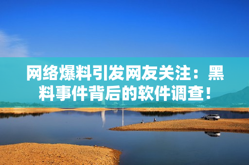 网络爆料引发网友关注：黑料事件背后的软件调查！