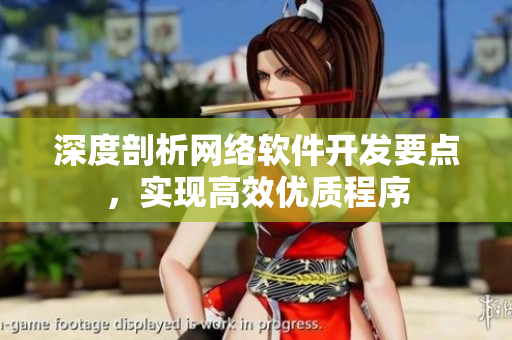深度剖析网络软件开发要点，实现高效优质程序