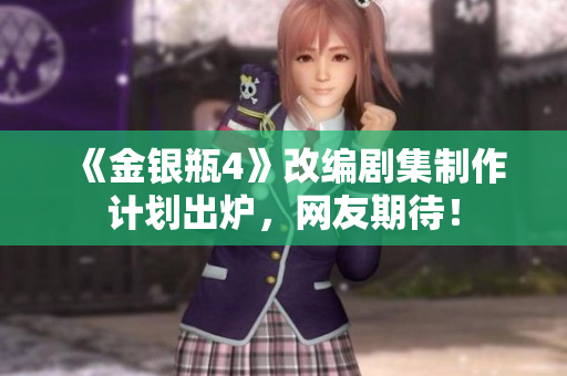 《金银瓶4》改编剧集制作计划出炉，网友期待！