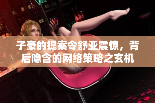 子豪的提案令舒亚震惊，背后隐含的网络策略之玄机