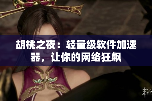 胡桃之夜：轻量级软件加速器，让你的网络狂飙