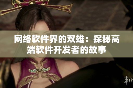 网络软件界的双雄：探秘高端软件开发者的故事