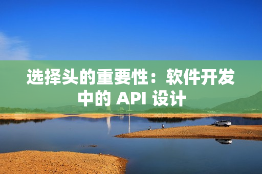选择头的重要性：软件开发中的 API 设计