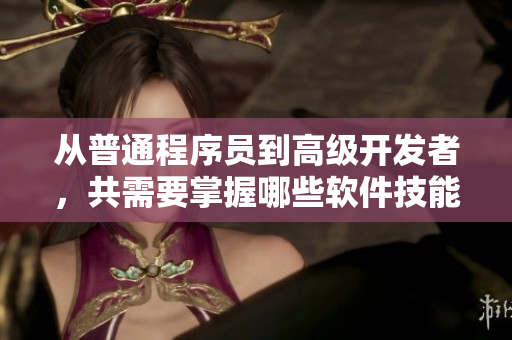 从普通程序员到高级开发者，共需要掌握哪些软件技能？
