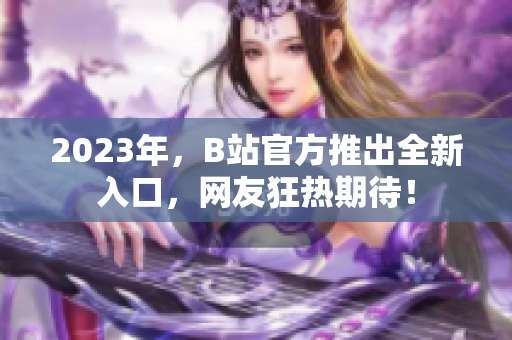 2023年，B站官方推出全新入口，网友狂热期待！