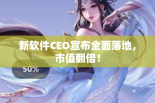 新软件CEO宣布全面落地，市值翻倍！