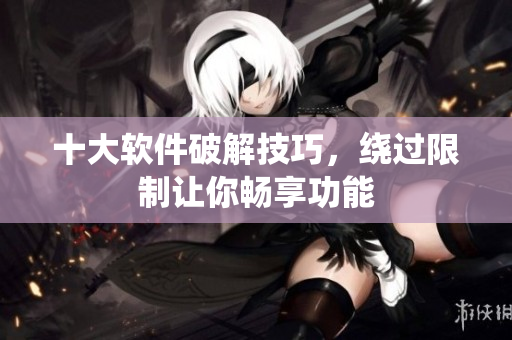 十大软件破解技巧，绕过限制让你畅享功能