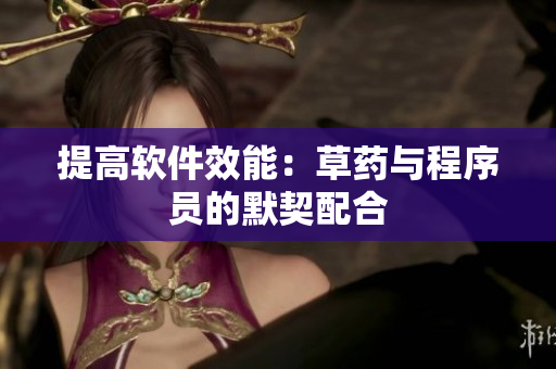 提高软件效能：草药与程序员的默契配合