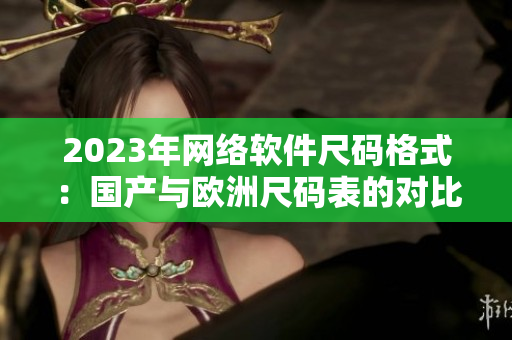 2023年网络软件尺码格式：国产与欧洲尺码表的对比