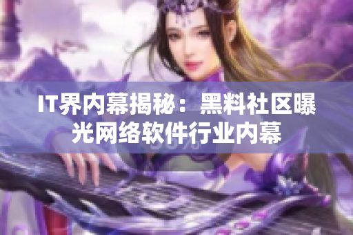 IT界内幕揭秘：黑料社区曝光网络软件行业内幕